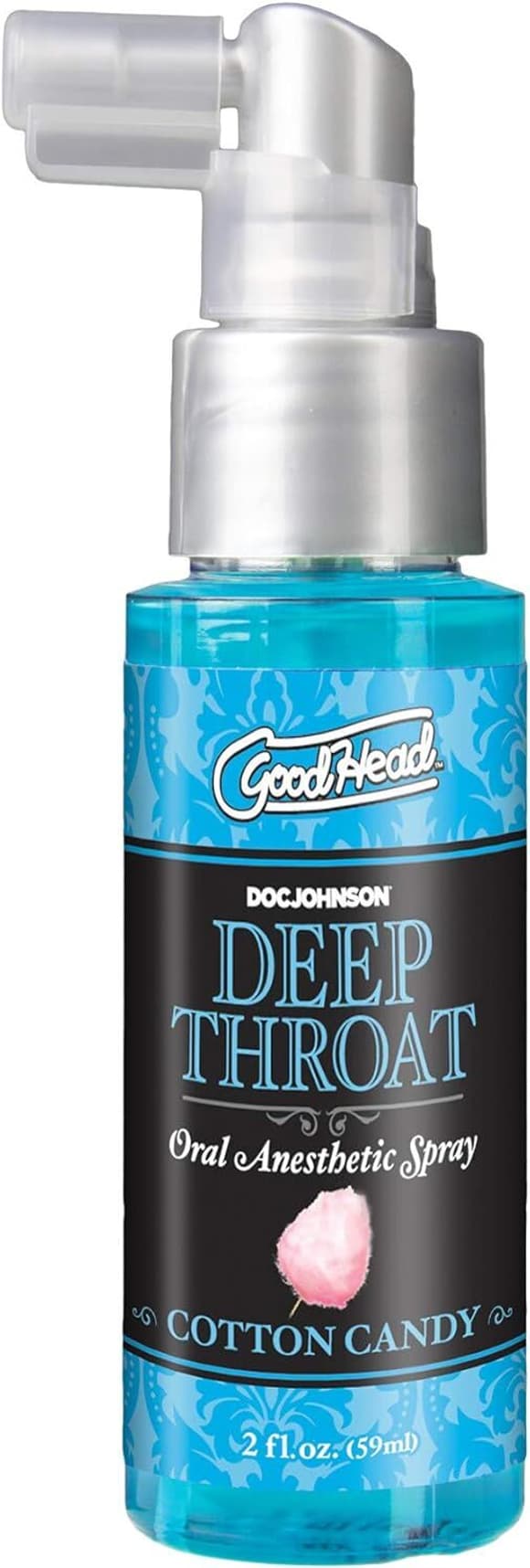 Спрей для мінету Doc Johnson GoodHead DeepThroat Spray - Cotton Candy 59 мл для глибокого мінету