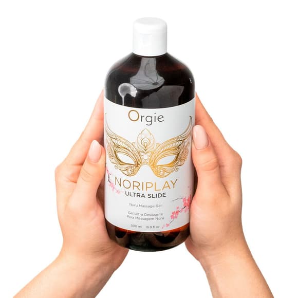 Гель для NURU-массажа Orgie – Noriplay Ultra Slide (500 мл), экстракт морских водорослей, простыня