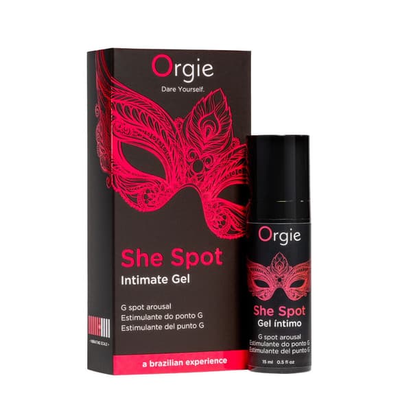 Гель для стимуляции точки G Orgie She Spot Intimate Gel, 15 мл, тепло-холод, эффект вибрации