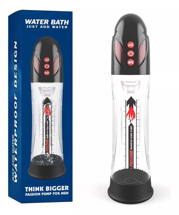 Автоматическая гидропомпа 2в1 (вода/воздух) Water Bath, 2 режима, индикация уровня вакуума