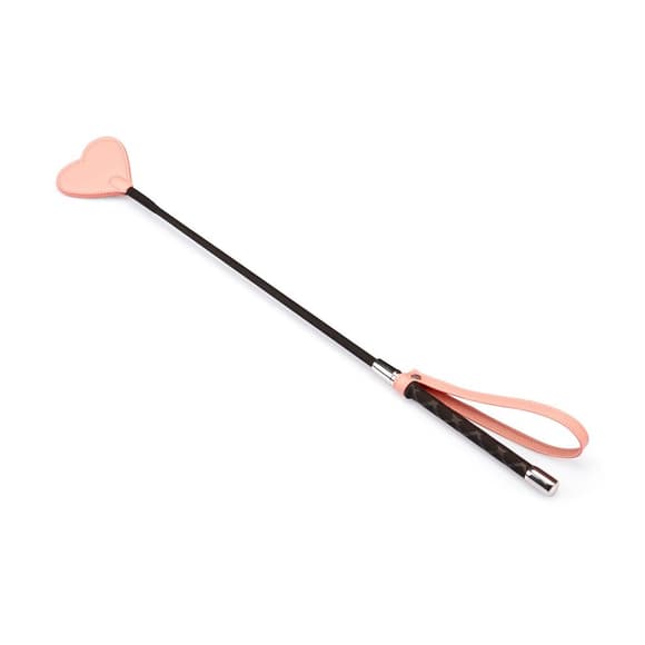 Шльопалка-сердечко Liebe Seele Dark Candy Pink Riding Crop, 55 см