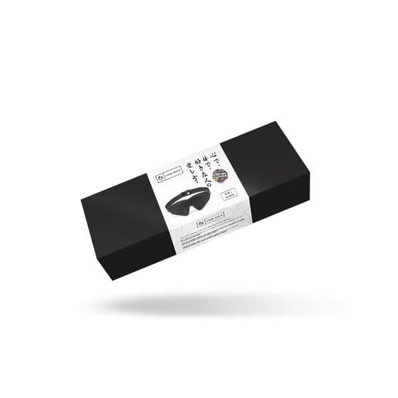 Маска на очі Liebe Seele Boudoir Amor Blindfold Black, щільне прилягання, оксамитовий фініш