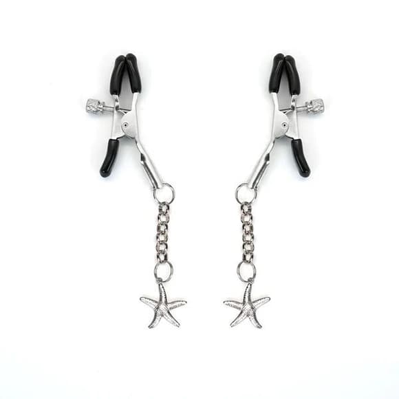 Затискачі  для сосків Liebe Seele Starfish Nipple Clamps Silver