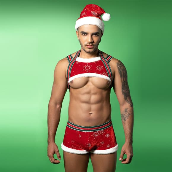Новогодний мужской эротический костюм JSY 9133 One Size