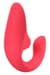 Вагінально-кліторальний стимулятор Womanizer Blend Vibrant Rose, вібрація + вакуум, 2 мотори