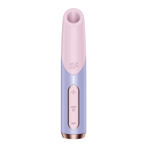 Вакуумний стимулятор Satisfyer Bold Kiss Violet, магнітна технологія 3D Air Pulse, 30 режимів роботи