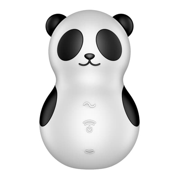 Вакуумний стимулятор з вібрацією Satisfyer Pocket Panda, 12 режимів вібрації, 11 рівнів вакууму