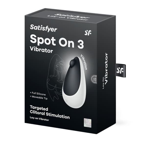 Вібратор Satisfyer Spot On 3 Black, компактний та потужний, 12 режимів