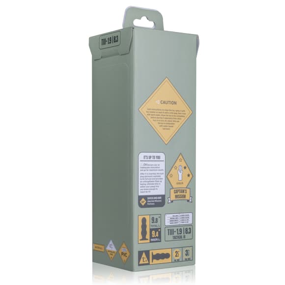 Анальная пробка BUTTR - Tactical III Butt Plug