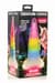 Фэнтезийный фаллоимитатор Creature Cocks Luminescent Rainbow Silicone Dildo
