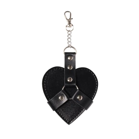 Брелок на карабине для ключей Art of Sex Chained Heart, Черный