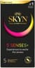 Безлатексные премиум-презервативы SKYN 5 Senses, 5 видов (5 шт) (мятая упаковка!!!)