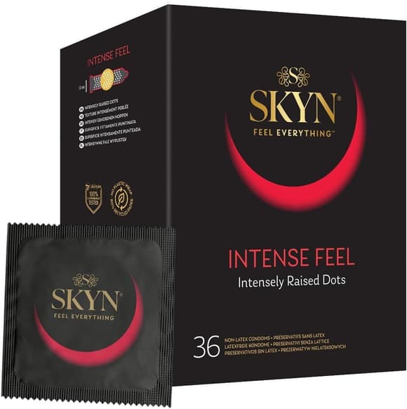 Безлатексные премиум-презервативы SKYN Intense Feel 36 шт (мятая упаковка!!!)
