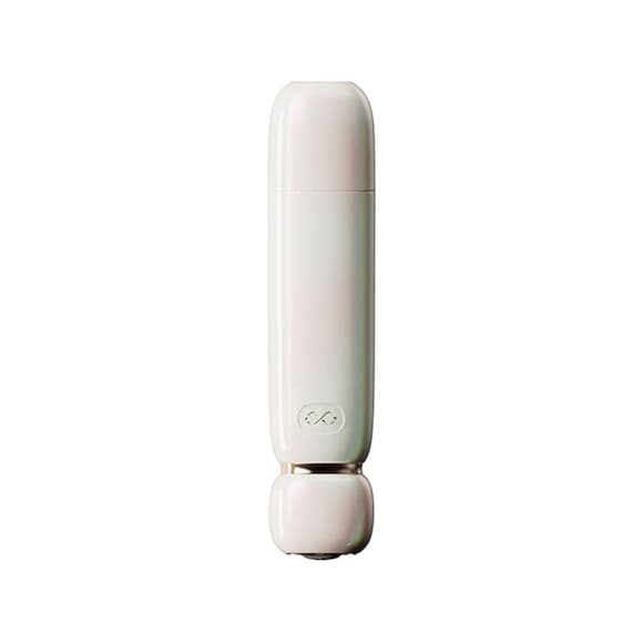 Вакуумный клиторальный стимулятор Zalo Lia Floral White, 3 насадки, 3 режима, разная интенсивность