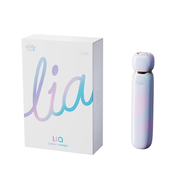 Вакуумний кліторальний стимулятор Zalo Lia Lavender Purple, 3 насадки, 3 режими, різна інтенсивність