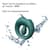 Эрекционное смарт-виброкольцо Zalo Apis Turquoise Green, до 4 часов работы, зарядный кейс