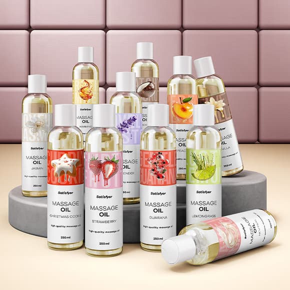 Распродажа!!! Массажное масло Satisfyer Massage Oil Lavender 250 мл (срок 30.04.2027)