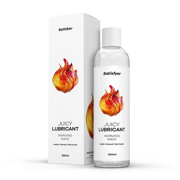 Лубрикант на водной основе Satisfyer Juicy Lubricant Warm Wave water based 300 мл