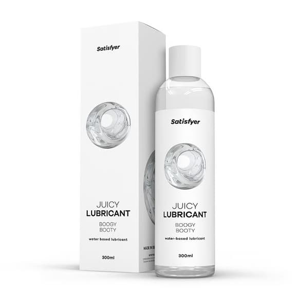 Анальная смазка на водной основе Satisfyer Juicy Lubricant Boogy Booty water based 300 мл