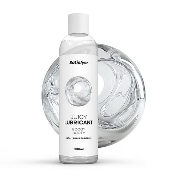 Анальная смазка на водной основе Satisfyer Juicy Lubricant Boogy Booty water based 300 мл