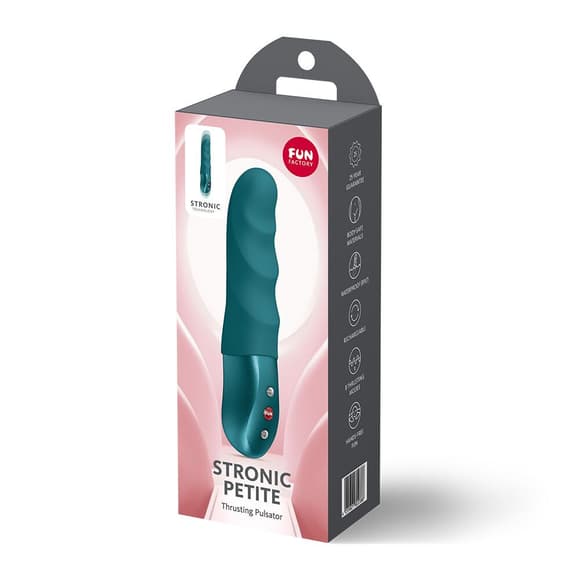 Мини-пульсатор Fun Factory STRONIC PETITE Bottle Green, 8 режимов, подходит для начинающих