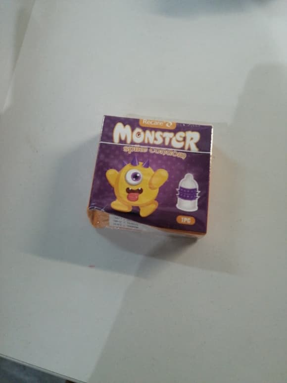 Насадка на член Recare Yellow Monster Spike Condom (м'яте паковання!!!)