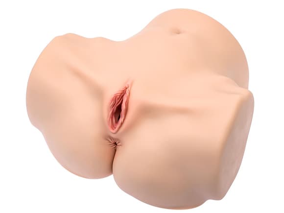 Мастурбатор-полуторс Naked Factory LAURA, вагина + анус, очень реалистичный, сквозной