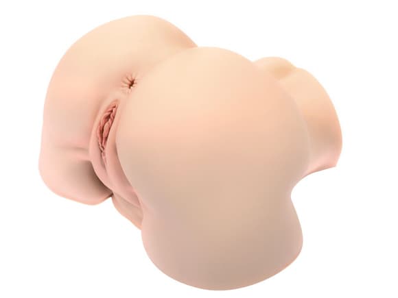 Мастурбатор-попка Naked Factory NICOLE, вагина + анус, очень реалистичный, сквозной