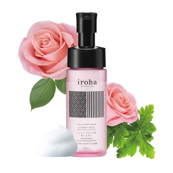 Піна для інтимного догляду Iroha Intimate Wash Foam Type Damask Rose and Geranium 150 мл