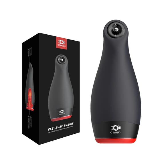 Мастурбатор Otouch Pleasure Engine, 7 режимів вібрації, 5 режимів фрикцій, підігрів, джойстик