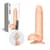 Фаллоимитатор с вибрацией и ротацией Strap-On-Me Rotating & Vibrating Realistic Dildo - L - Vanilla