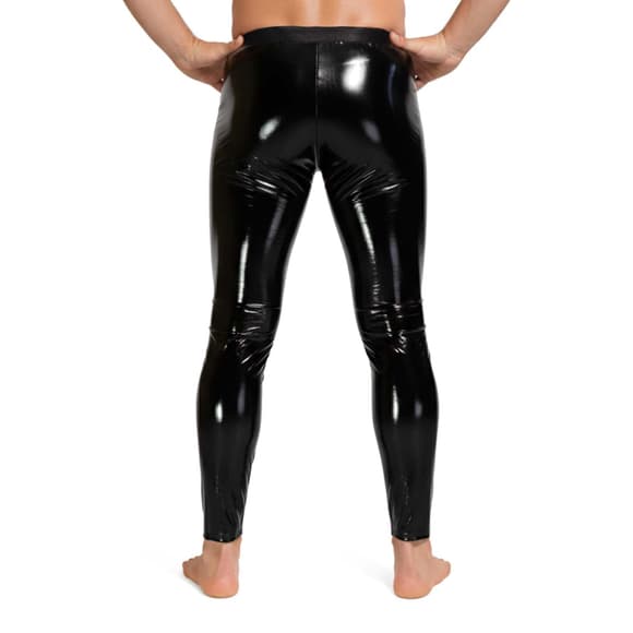 Лаковані чоловічі легінси Art of Sex - Matthias, колір чорний, розмір S