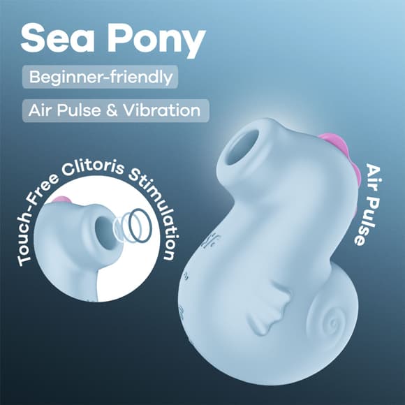 Вакуумний кліторальний стимулятор Satisfyer Sea Pony