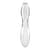 Двосторонній скляний дилдо Satisfyer Dazzling Crystal 2 Transparent