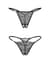 Набір трусиків з доступом Obsessive Bianca 2-pack crotchless thong L/XL