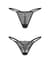 Набір трусиків Obsessive Clara 2-pack thong 2XL/3XL