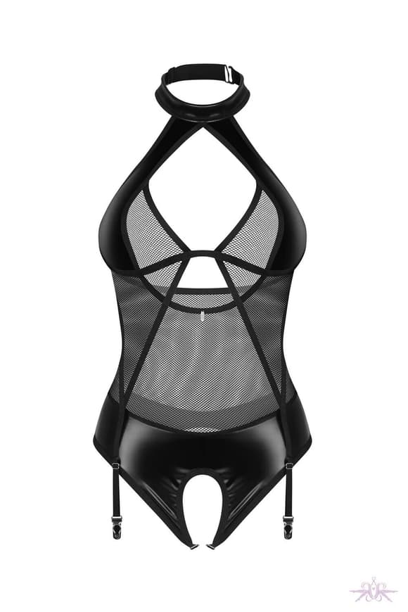 Боди Obsessive Dominna crotchless teddy S/M