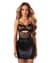 Сорочка Obsessive Dominna chemise & thong 2XL/3XL