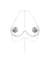 Прикраса на груди Obsessive Kisselie jewelry bra (м'яте паковання!!!)