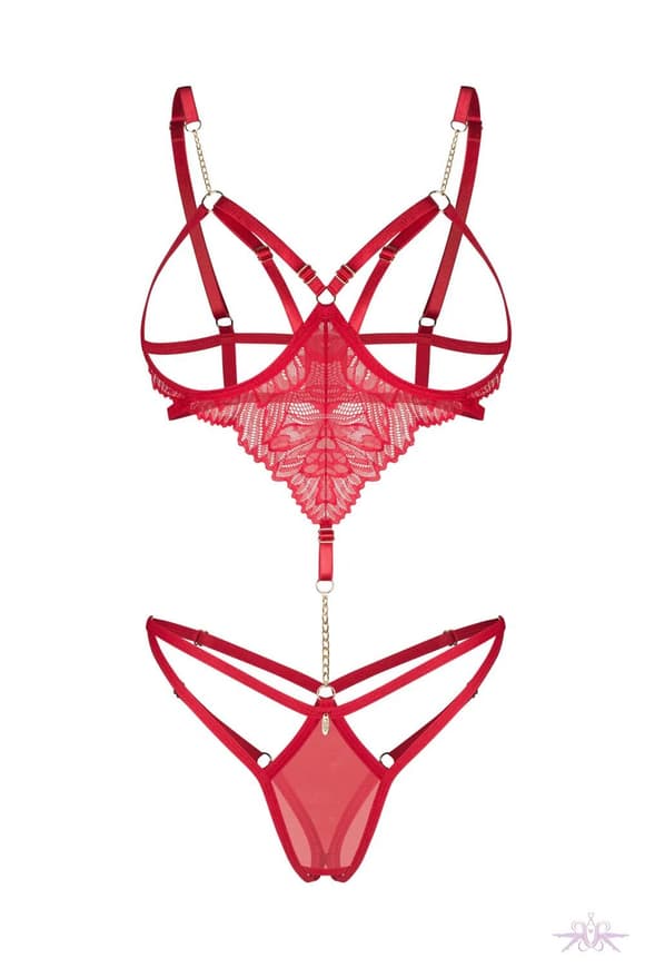 Боді Obsessive Matildea crotchless teddy S/M