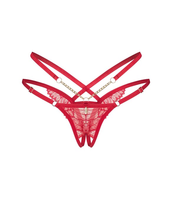 Трусики Obsessive Matildea crotchless thong L/XL