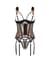 Корсет Obsessive Soranna cupless corset & crotchless thong 2XL/3XL