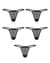 Набір трусиків Obsessive Violami 5-pack thong L/XL