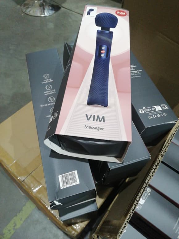 Вібромасажер Fun Factory VIM Vibrating Wand Nightblue (м'яте паковання!!!)