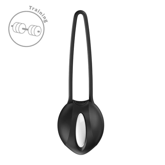 Вагінальна кулька Fun Factory SMARTBALL UNO Black, одинарна, діаметр 3,6 см