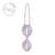 Вагінальні кульки Fun Factory SMARTBALLS DUO Purple, 2 шт, діаметр 3,2 та 3,6 см