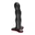 Фалоімітатор Fun Factory BOUNCER Black, кульки всередині, ефект вібрації, діаметр 3,9 см