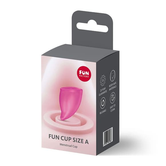 Менструальна чаша Fun Factory FUN CUP SIZE A Magenta, багаторазова, діаметр 4 см, об’єм 20 мл