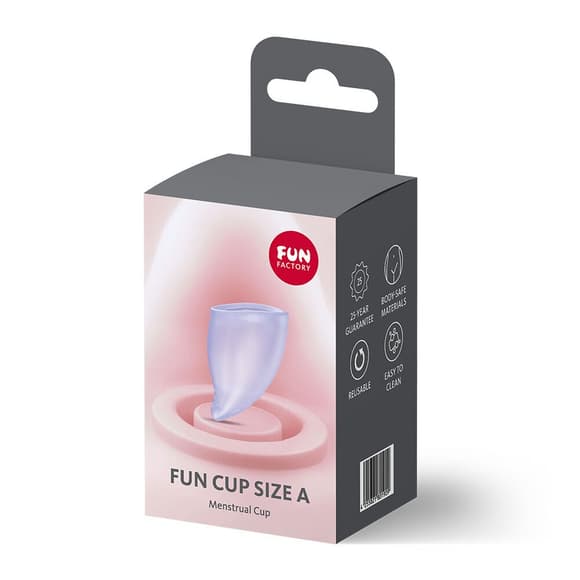 Менструальна чаша Fun Factory FUN CUP SIZE A Purple, багаторазова, діаметр 4 см, об’єм 20 мл
