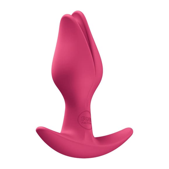 Анальна пробка Fun Factory BOOTIE FEM Raspberry, у вигляді бутона, діаметр 2,9 см, тонкий обмежувач